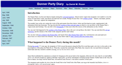 Desktop Screenshot of donnerpartydiary.com